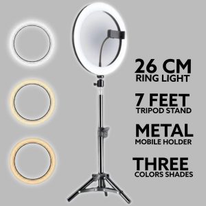 26cm Ring light + 7 feet Tripod Stand-modernwears-pk-price-pakistan