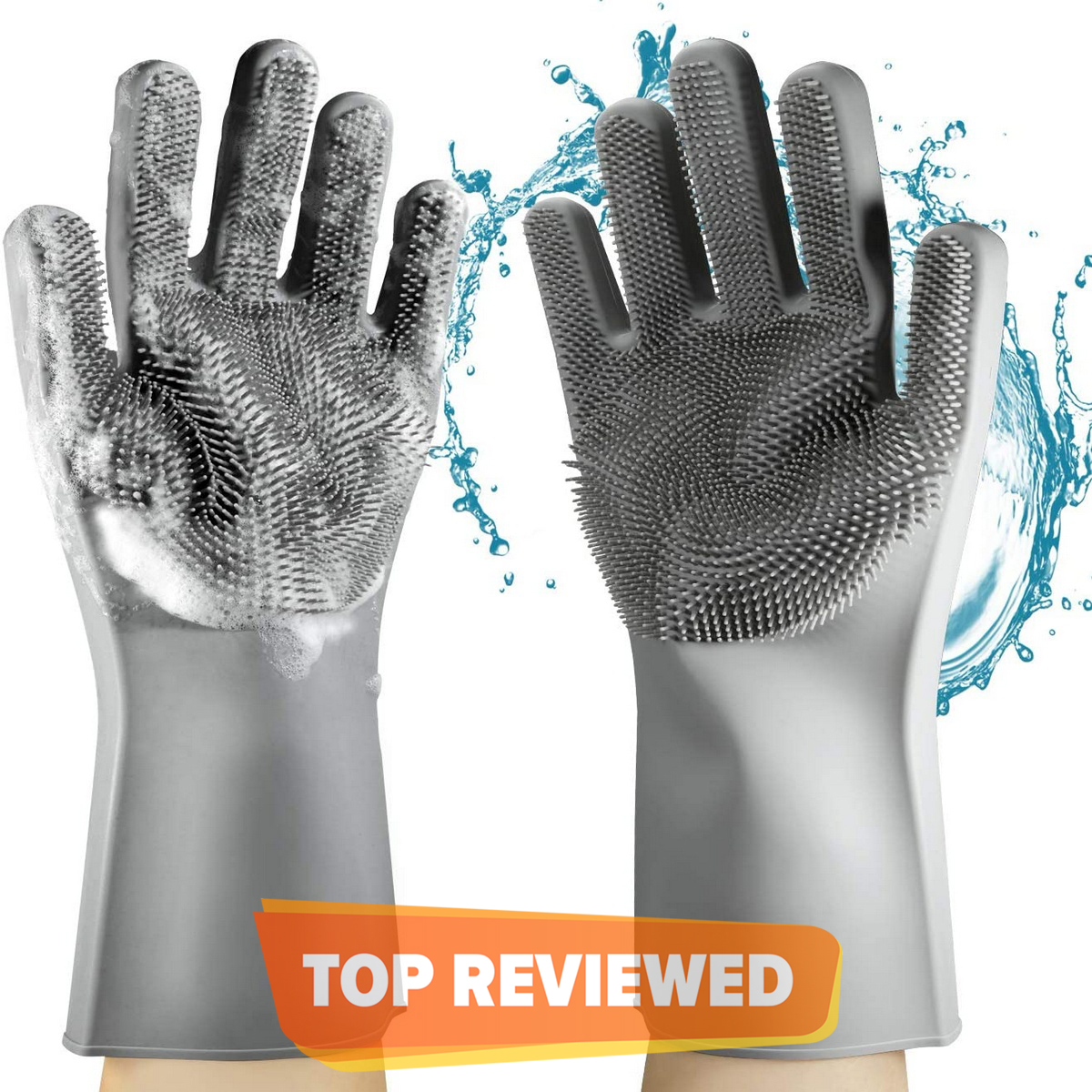 Reusable Silicone Magic Washing Gloves Pair-modernwears-pk-price-pakistan