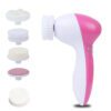 5 in 1 Electric Face Cleaning Brush Wash Face Machine Skin Pore Cleaner Body Cleansing Massage Mini Massager Brush-modernwearspk-price-pakistan