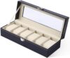 PU Leather 06 Slots Wrist Watch Box Watch Holder-modernwearspk-price-pakistan