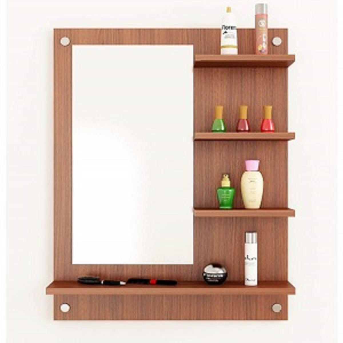 Wall Mounted Dressing Table / Wall Mirror with Shelf-modernwearspk-price-pakistan