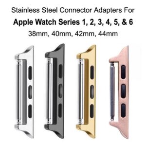 2pcs Stainless Steel Connector Set For Apple Watch-modernwearspk-price-pakistan