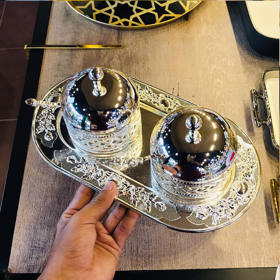 Royal Golden/Silver Sugar Pots Set-modernwears-pk-price-pakistan