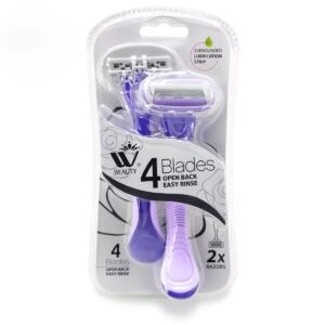 Razor for Women With Aloe Vera Strips - 2Pcs (4 Blades)-modernwears-pk-price-pakistan